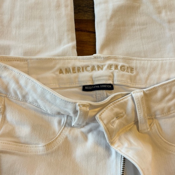 American Eagle high-rise jeggings in white - never worn - Picture 4 of 6